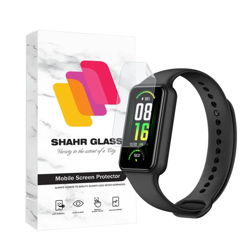 محافظ صفحه نمایش هیدروژل شهر گلس  مدل MTBWSH مناسب برای ساعت هوشمند  امیزفیت band 7