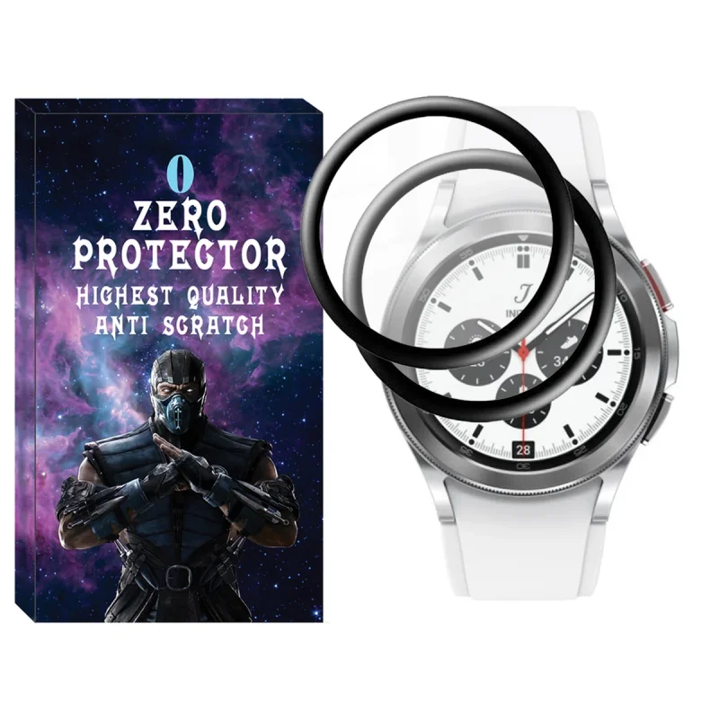 محافظ صفحه نمایش نانو زیرو مدل Pmma-ZR مناسب برای ساعت هوشمند سامسونگ Galaxy Watch 4 Classic 46mm بسته دو عددی