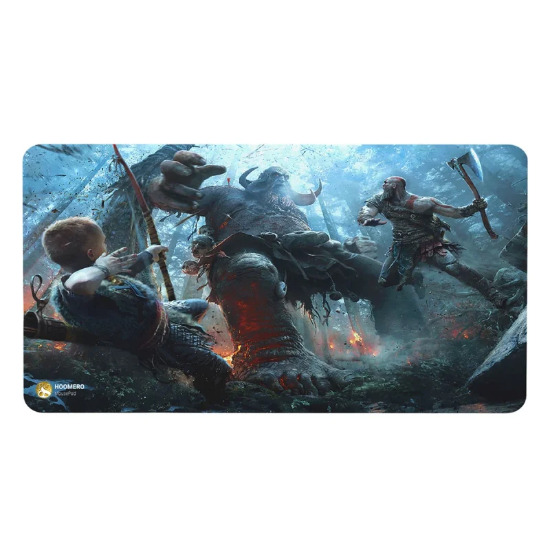 ماوس پد مخصوص بازی هومرو مدل MX1227 طرح بازی God of War