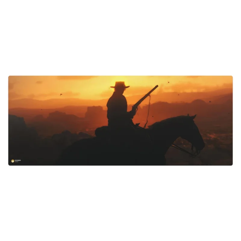 ماوس پد هومرو مدل HX552 طرح Red Dead Redemption سایز 40x100 سانتی متر