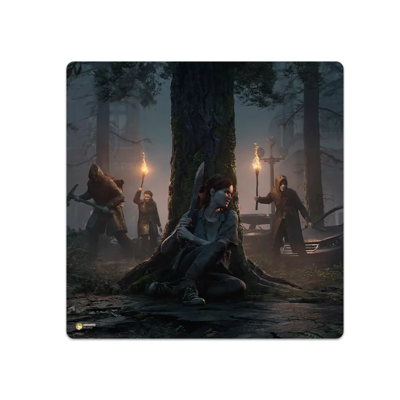 ماوس پد هومرو مدل NX250 طرح بازی آخرین بازمانده The Last of us سایز 40x40 سانتی‌متر