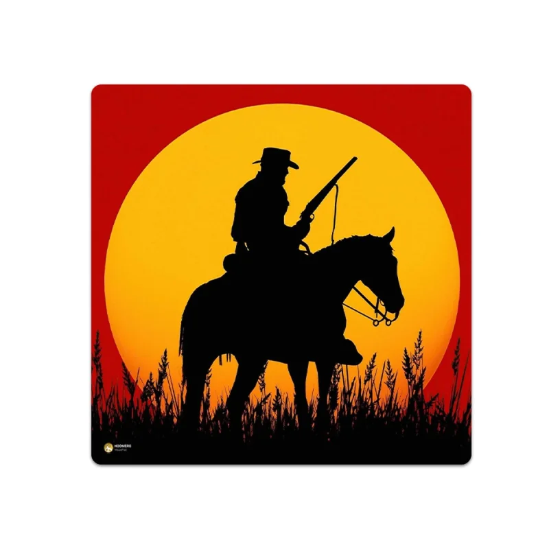 ماوس پد هومرو مدل NX434 طرح بازی Red Dead Redemption سایز 40x40 سانتی‌متر