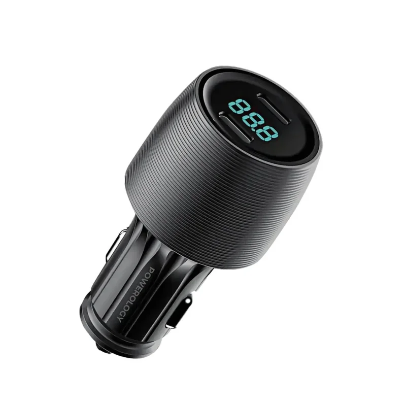 شارژر فندکی 66 وات پاورولوجی مدل PCCSR021BK Velox 66W