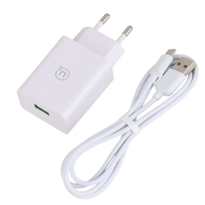 شارژر دیواری 18 وات یوسمز مدل T48 به همراه کابل USB-C