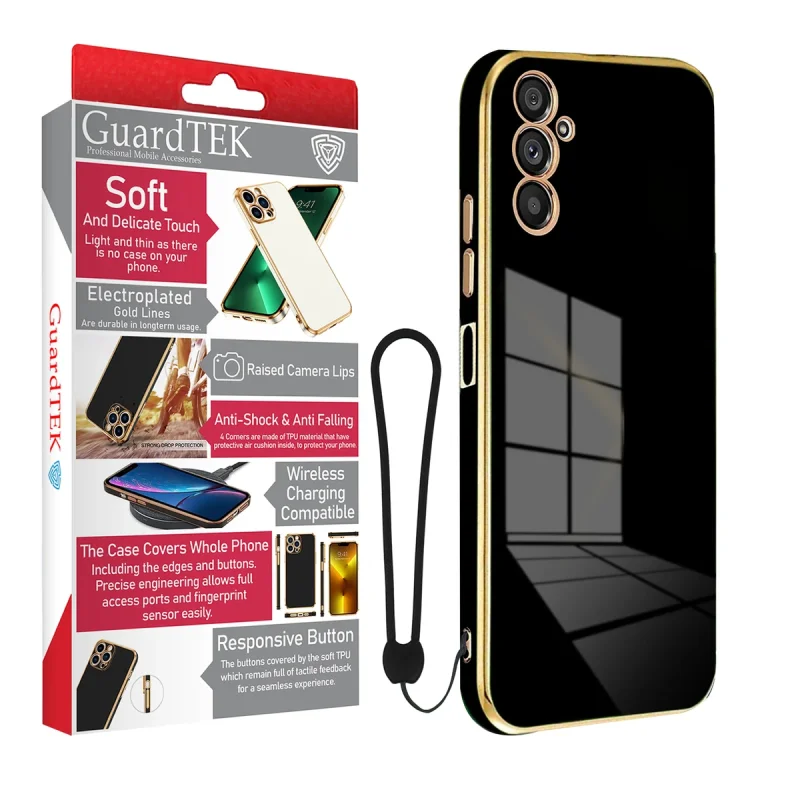 کاور گاردتک آساک مدل Apple Strap مناسب برای گوشی موبایل سامسونگ  Galaxy A26 به همراه بندآویز