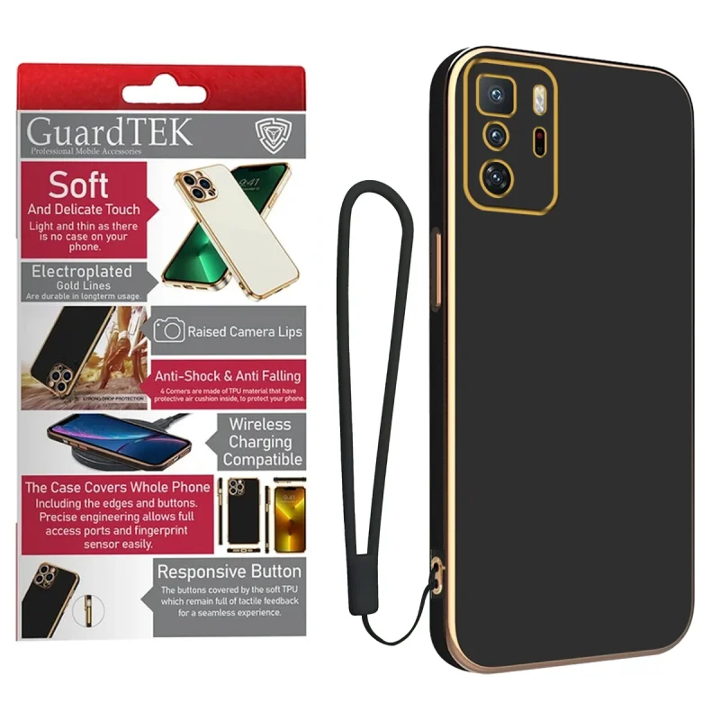 کاور گاردتک آساک مدل Myca2 Strap مناسب برای گوشی موبایل شیائومی Poco X3 GT به همراه بند