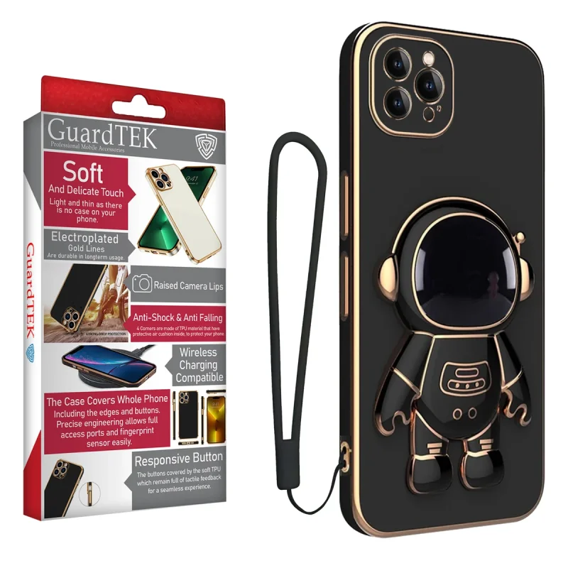 کاور گاردتک اساک مدل Astronaut Strap مناسب برای گوشی موبایل اپل iPhone 13 Pro به همراه بند