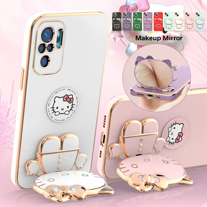 کاور اسپارتان مدل Kitty مناسب برای گوشی موبایل شیائومی Poco M5s / Note 10s / Note 10 4G به همراه بند نگهدارنده