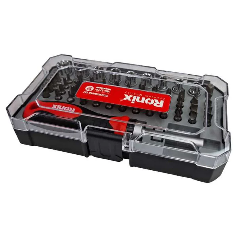 پیچ‌گوشتی آلن چندکاره رونیکس مدل RH-2716 مجموعه 63 عددی