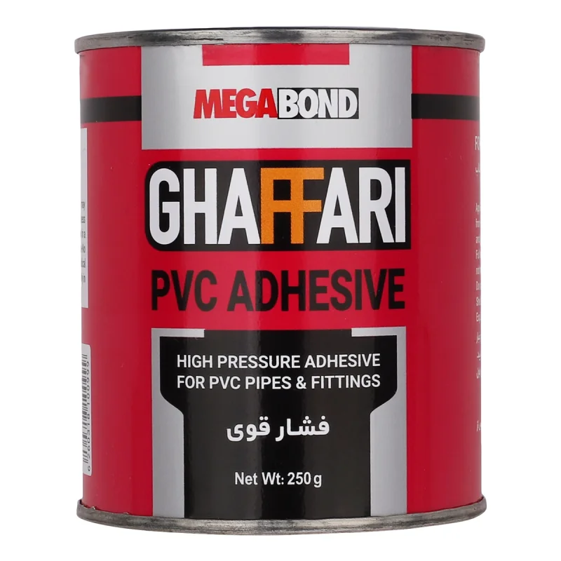 چسب پی وی سی غفاری مدل Mega Bond وزن 250 گرم مجموعه 24 عددی