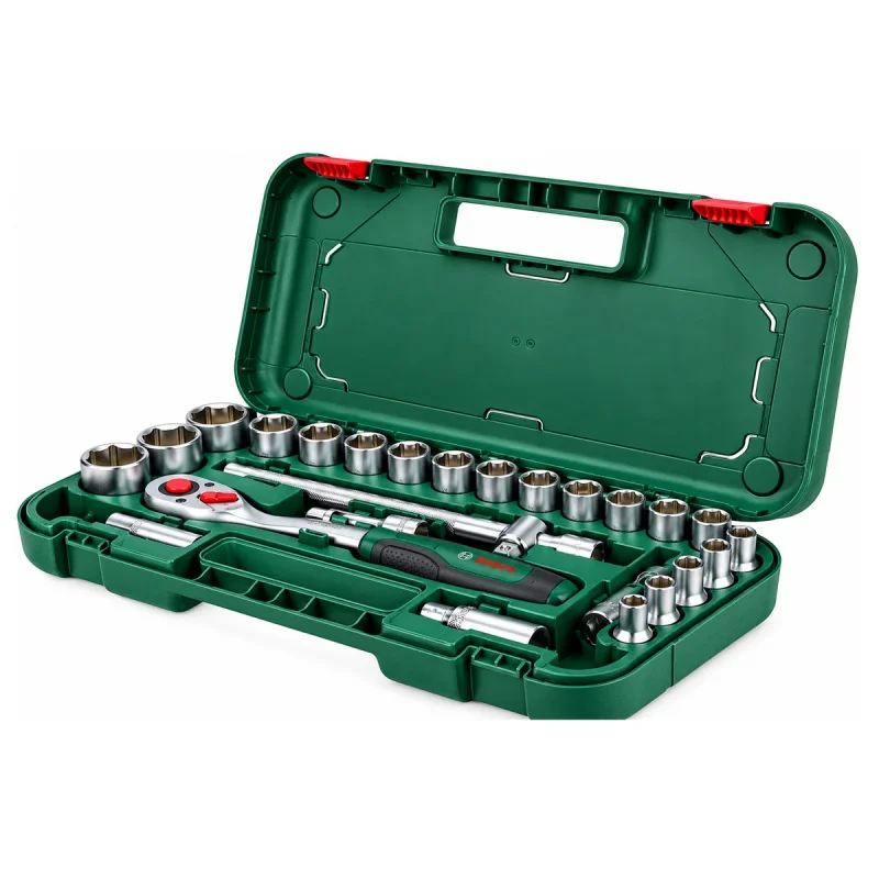 آچار بکس بوش مدل فوق حرفه ای کد PRO BOX 1600A0-25 مجموعه 25 عددی