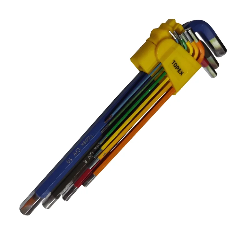 آچار آلن تاپکس مدل SMT-TOPEX-TP1004 مجموعه 9 عددی