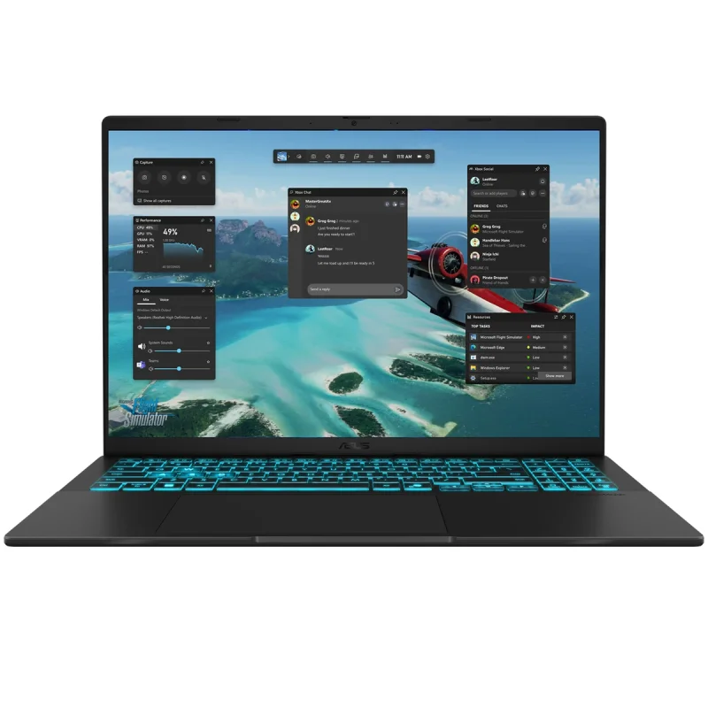 لپ تاپ 16 اینچی ایسوس مدل V16 V3607VJ-Core 7 240H-RTX3050 6GB-32GB DDR5 5600MHz-512GB SSD-WUXGA 144Hz-W - کاستوم شده