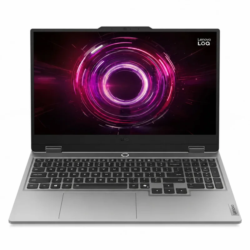 لپ تاپ 15.6 اینچی لنوو مدل LOQ 15AHP10-Ryzen 5 220-RTX5050 8GB-16GB DDR5 5600MHz-512GB SSD-FHD 144Hz-White Backlit