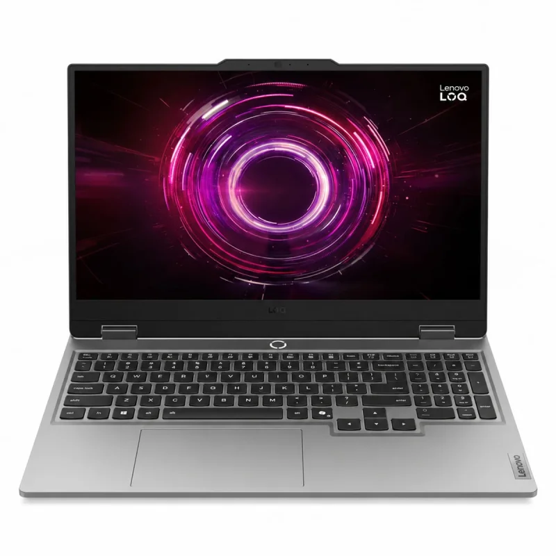 لپ تاپ 15.6 اینچی لنوو مدل LOQ 15AHP10-Ryzen 5 220-RTX5050 8GB-32GB DDR5 5600MHz-1TB SSD-FHD 144Hz-White Backlit - کاستوم شده