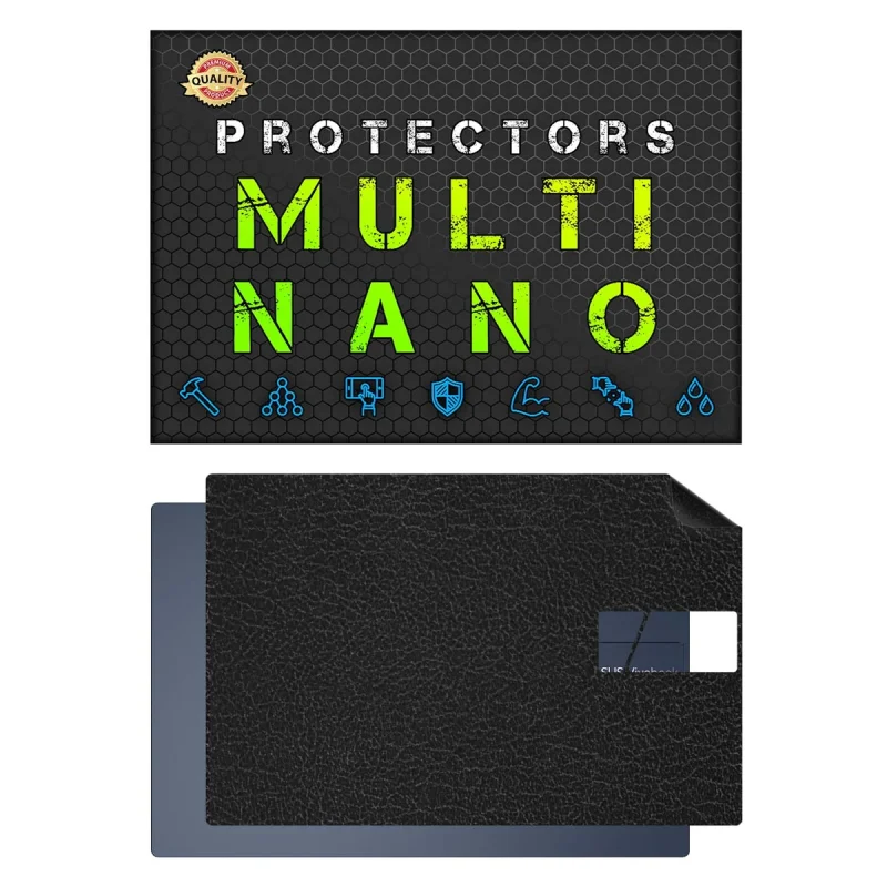 برچسب پوششی پشت لپ تاپ مولتی نانو طرح چرم مدل X-F1L مناسب برای لپ تاپ ایسوس VivoBook 14 X1404ZA 14 inch 2024