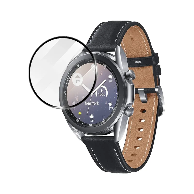 محافظ صفحه نمایش شهر گلس مدل PMBI مناسب برای ساعت هوشمند سامسونگ Galaxy Watch 3 41mm / SM-R855U