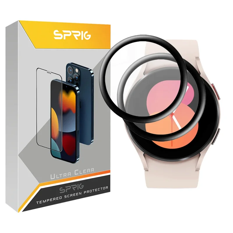 محافظ صفحه نمایش نانو اسپریگ مدل Pmma-SPG مناسب برای ساعت هوشمند سامسونگ Galaxy Watch 5 40mm بسته دو عددی