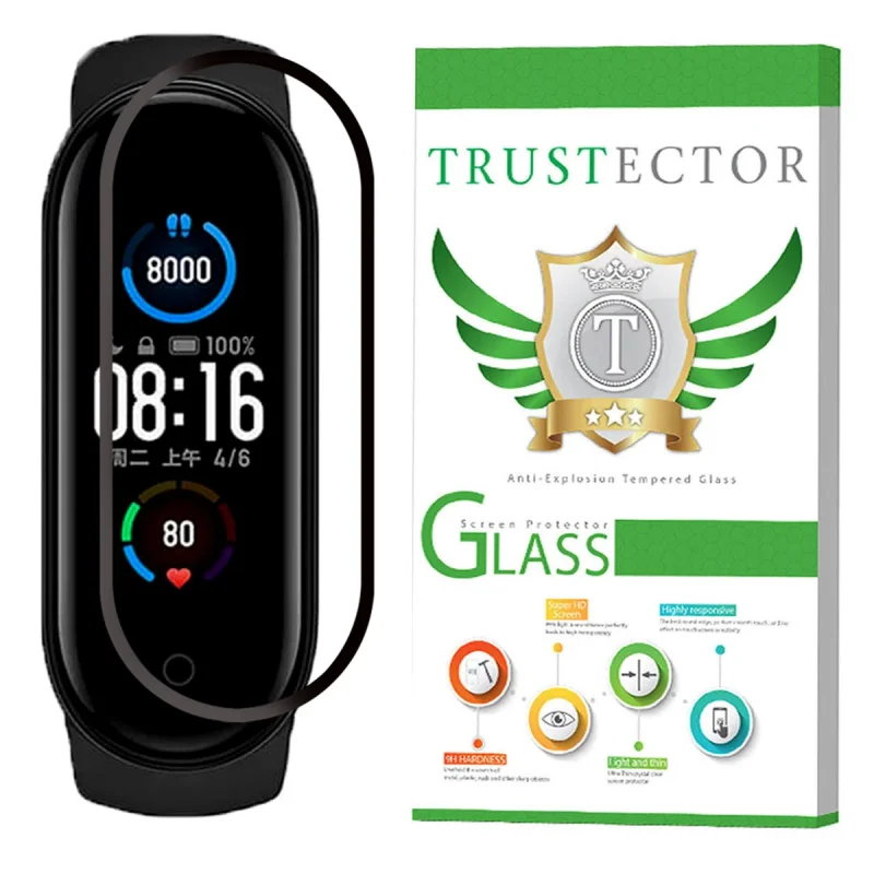 محافظ صفحه نمایش تراستکتور مدل PMTA-Glass مناسب برای مچ بند هوشمند شیائومی Mi Band 5