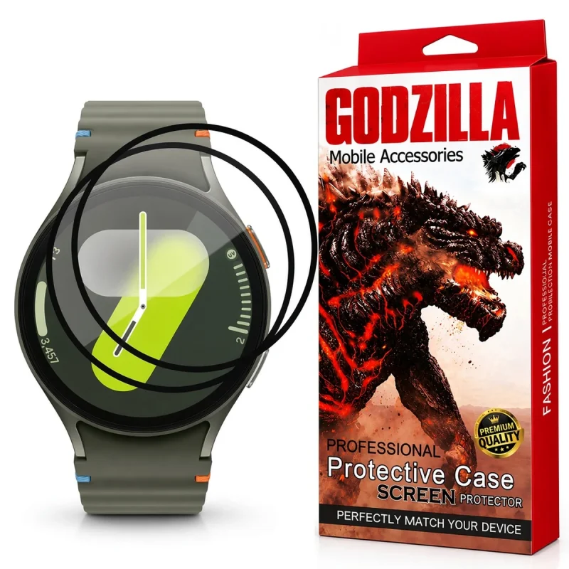 محافظ صفحه نمایش گودزیلا مدل G-PMMA مناسب برای ساعت هوشمند سامسونگ Galaxy Watch 7 44mm بسته 2 عددی