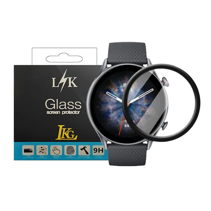 محافظ صفحه نمایش ال کا جی مدل PMMA مناسب برای ساعت هوشمند امازفیت WatchS2-46mm