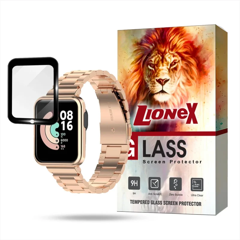 محافظ صفحه نمایش لایونکس مدل PMMWLمناسب برای ساعت هوشمند شیائومی Mi Watch Lite