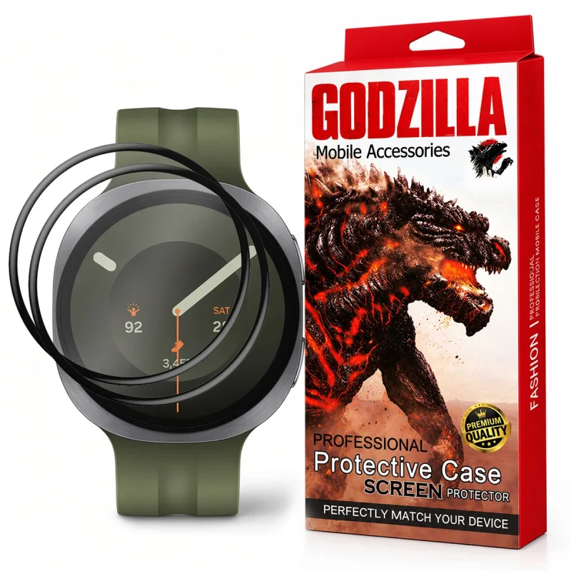 محافظ صفحه نمایش گودزیلا مدل G-PMMA مناسب برای ساعت هوشمند سامسونگ Galaxy Watch 9 40mm بسته 2 عددی