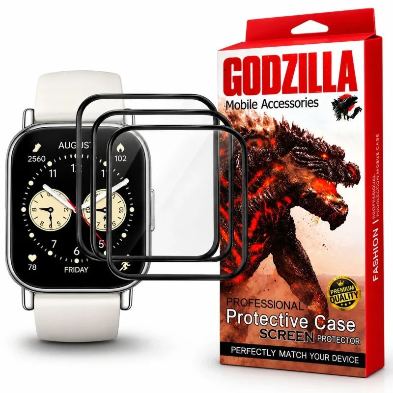 محافظ صفحه نمایش گودزیلا مدل G-PMMA مناسب برای ساعت هوشمند شیائومی Redmi Watch 5 Lite بسته 3 عددی