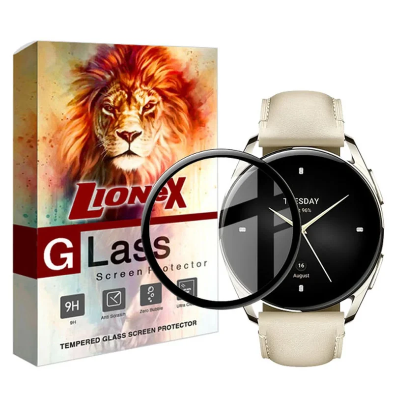 محافظ صفحه نمایش لایونکس مدل PMMAWL مناسب برای ساعت هوشمند شیائومی Watch S2 42 mm