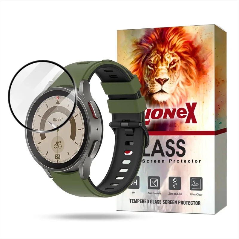 محافظ صفحه نمایش لایونکس مدل PMMWLمناسب برای ساعت هوشمند سامسونگ Galaxy Watch 5 Pro