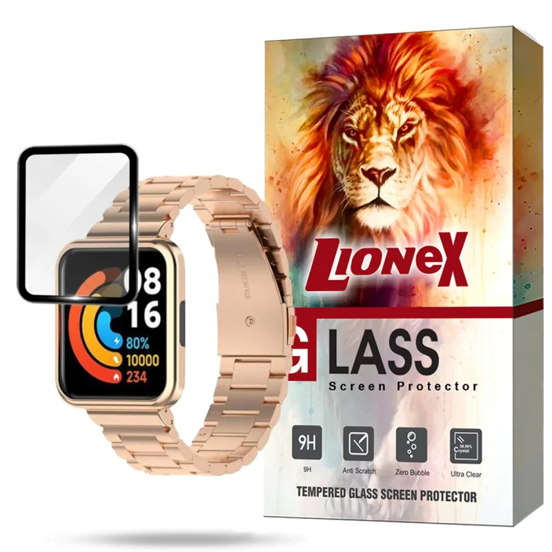محافظ صفحه نمایش لایونکس مدل PMML20 مناسب برای ساعت هوشمند شیائومی Redmi Watch 2