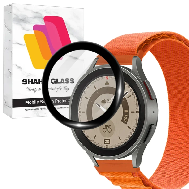 محافظ صفحه نمایش شهر گلس مدل SWPM مناسب برای ساعت هوشمند سامسونگ Galaxy Watch 5 40 mm / SM-R915F / SM-R905F
