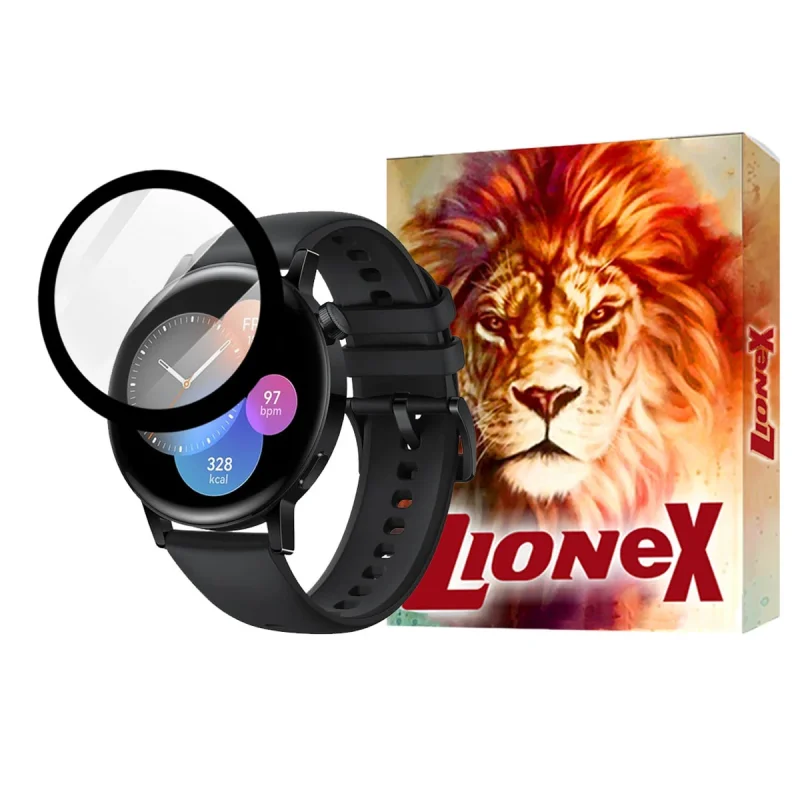 محافظ صفحه نمایش لایونکس مدل PMMAWL مناسب برای ساعت هوشمند هوآوی Watch GT3 42 mm