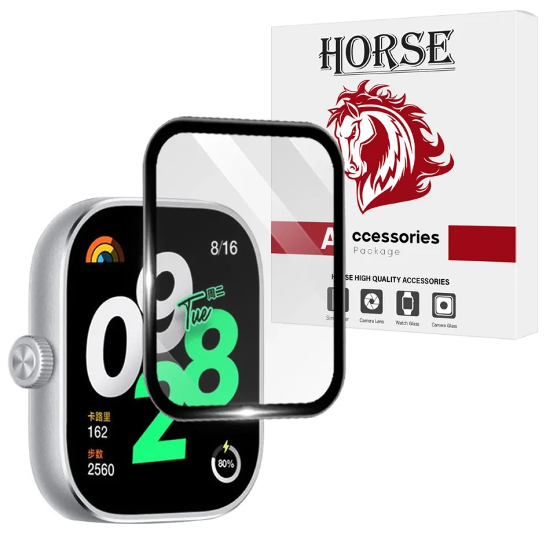 محافظ صفحه نمایش هورس مدل HWPM مناسب برای ساعت هوشمند شیائومی Redmi Watch 4