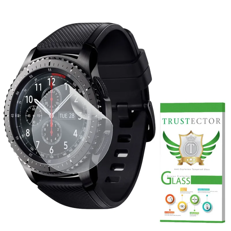 محافظ صفحه نمایش تراستکتور مدل TPWTA-Glass مناسب برای ساعت هوشمند سامسونگ Gear S3 frontier
