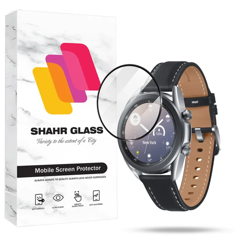 محافظ صفحه نمایش شهر گلس مدل PMMS20 مناسب برای ساعت هوشمند سامسونگ Galaxy Watch 3 45mm