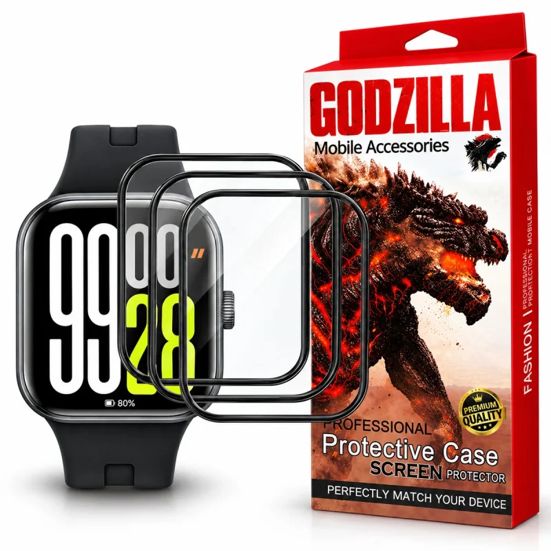 محافظ صفحه نمایش گودزیلا مدل G-PMMA مناسب برای ساعت هوشمند شیائومی Redmi Watch 5 بسته 3 عددی