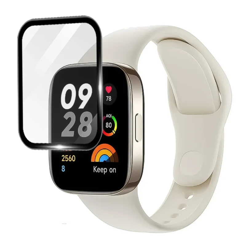 محافظ صفحه نمایش شهر گلس مدل PMBI مناسب برای ساعت هوشمند شیائومی Redmi Watch 3
