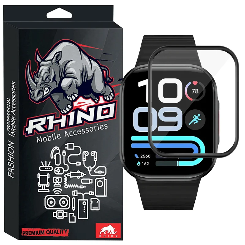 محافظ صفحه نمایش راینو مدل W6-PMMA مناسب برای ساعت هوشمند شیائومی Redmi Watch 6 Lite