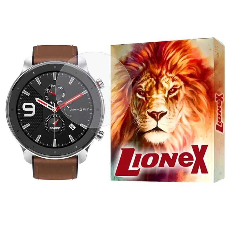 محافظ صفحه نمایش لایونکس مدل SMPWATCHL مناسب برای ساعت هوشمند امیزفیت GTR 47 mm