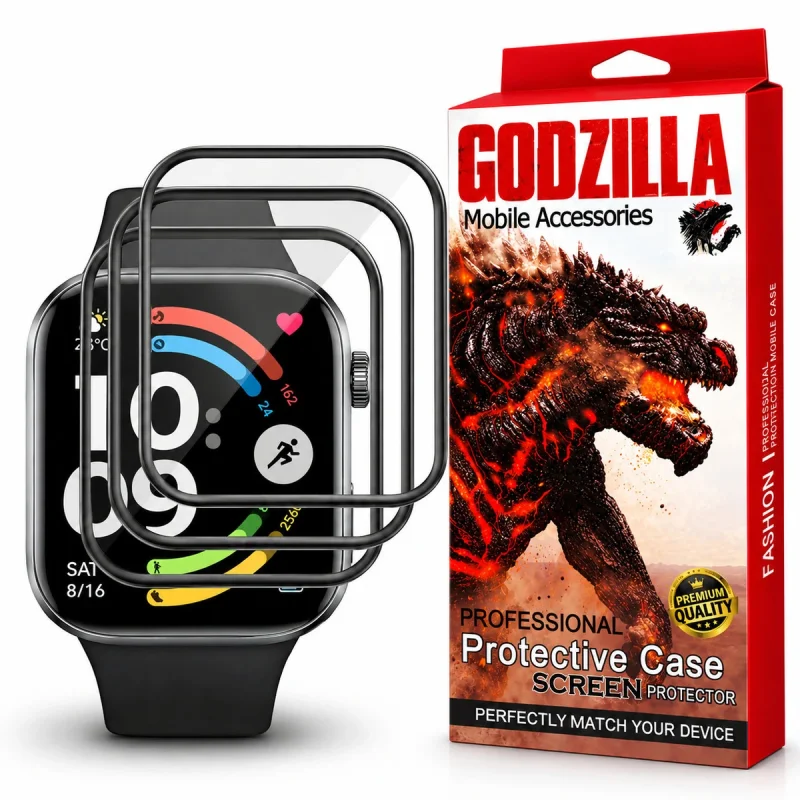 محافظ صفحه نمایش گودزیلا مدل G-PMMA مناسب برای ساعت هوشمند شیائومی Redmi Watch 6 بسته 3 عددی