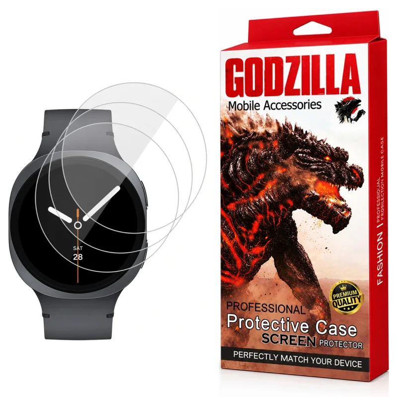 محافظ صفحه نمایش شیشه ای سامسونگ مدل G-Glass مناسب برای ساعت هوشمند سامسونگ Galaxy Watch 8 40mm بسته 3 عددی