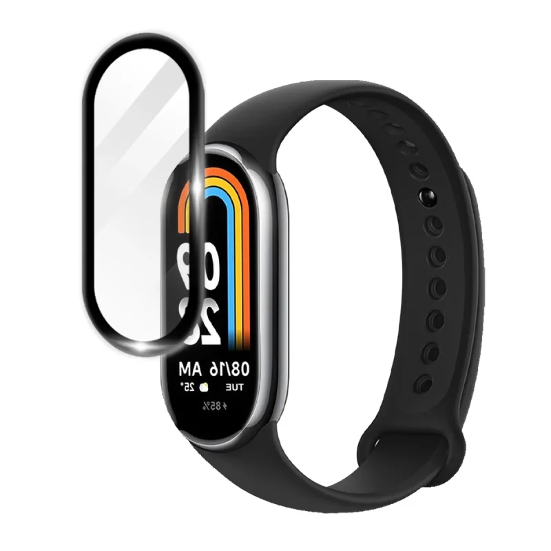محافظ صفحه نمایش شهر گلس مدل PMBI مناسب برای ساعت هوشمند شیائومی Mi Band 8