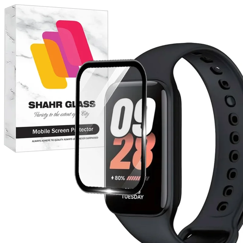 محافظ صفحه نمایش شهر گلس مدل SWPM مناسب برای ساعت هوشمند شیائومی Band 8 Active