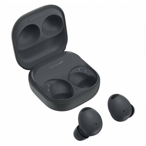 هدفون بلوتوثی سامسونگ مدل Galaxy Buds2 Pro با نویز کنسلینگ فعال (ANC)، درگاه شارژ USB Type-C، دارای میکروفون سه‌گانه، مقاوم در برابر رطوبت و عرق، مجهز به سنسور شتاب‌سنج و مقاومت در برابر آب IPX7