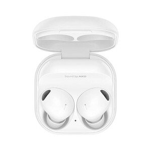 هدفون بلوتوثی سامسونگ مدل Galaxy Buds2 Pro با نویز کنسلینگ فعال (ANC)، درگاه شارژ USB Type-C، دارای میکروفون سه‌گانه، مقاوم در برابر رطوبت و عرق، مجهز به سنسور شتاب‌سنج و مقاومت در برابر آب IPX7