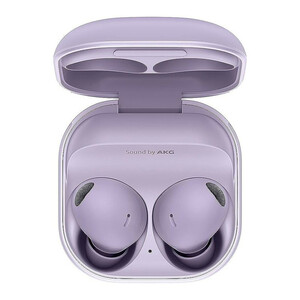 هدفون بلوتوثی سامسونگ مدل Galaxy Buds2 Pro با نویز کنسلینگ فعال (ANC)، درگاه شارژ USB Type-C، دارای میکروفون سه‌گانه، مقاوم در برابر رطوبت و عرق، مجهز به سنسور شتاب‌سنج و مقاومت در برابر آب IPX7