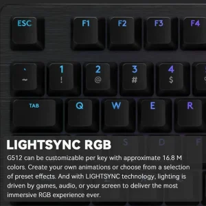 کیبورد   مخصوص بازی لاجیتک مدل G512
