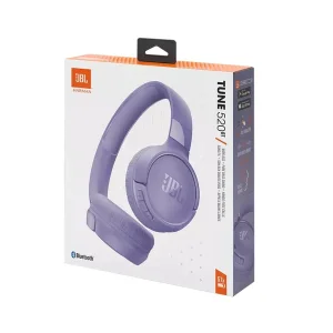 هدفون بلوتوثی جی بی ال مدل Tune 520BT با نویز کنسلینگ میکروفون (ENC)، درگاه شارژ USB Type-C، دارای قابلیت اتصال به چند دستگاه به صورت همزمان، پشتیبانی از دستیار صوتی