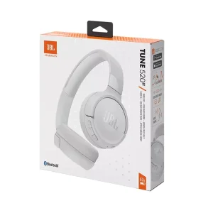 هدفون بلوتوثی جی بی ال مدل Tune 520BT با نویز کنسلینگ میکروفون (ENC)، درگاه شارژ USB Type-C، دارای قابلیت اتصال به چند دستگاه به صورت همزمان، پشتیبانی از دستیار صوتی